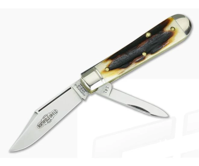 Northfield UN-X-LD #14 2 Blade Lick Creek Boys Knife Sambar Stag 09