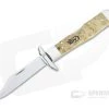 Case Cheetah Smooth Natural Box Elder Burl Wood Lock Back 16567