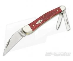 Case Seahorse Whittler Red Sycamore Wood 17142