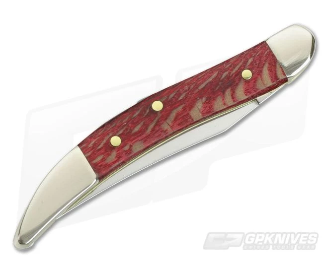 Case Tiny Toothpick Red Sycamore Wood Handles 17144 - Image 2