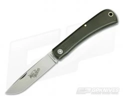 Great Eastern #21 Farm and Field Bull Buster Green Linen Micarta