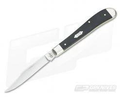 Case Slimline Trapper Black Canvas Handle 23135