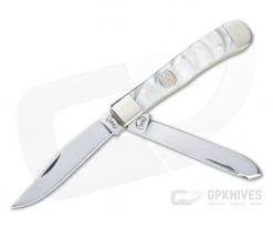 Buck Creek Trapper Cracked Ice Celluloid Slip Joint 254CI