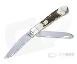 Buck Creek Trapper Deer Stag Slip Joint 254DS