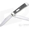 Case Trapper Smooth Black Sycamore Wood Slip Joint 25570