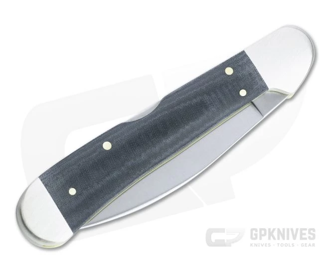 Case Copperlock Smooth Black Micarta Back Lock Folder 27736 - Image 2