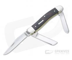 Case Medium Stockman Black and Red Micarta Slip Joint 27853