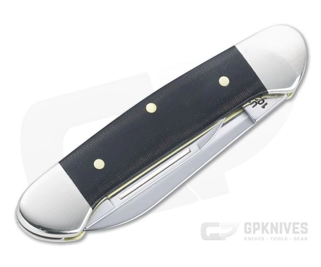 Case Baby Butterbean Black and Red Micarta Slip Joint 27854 - Image 2