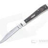 Case Slimline Trapper Smooth Black and Red Micarta Slip Joint Knife 27857