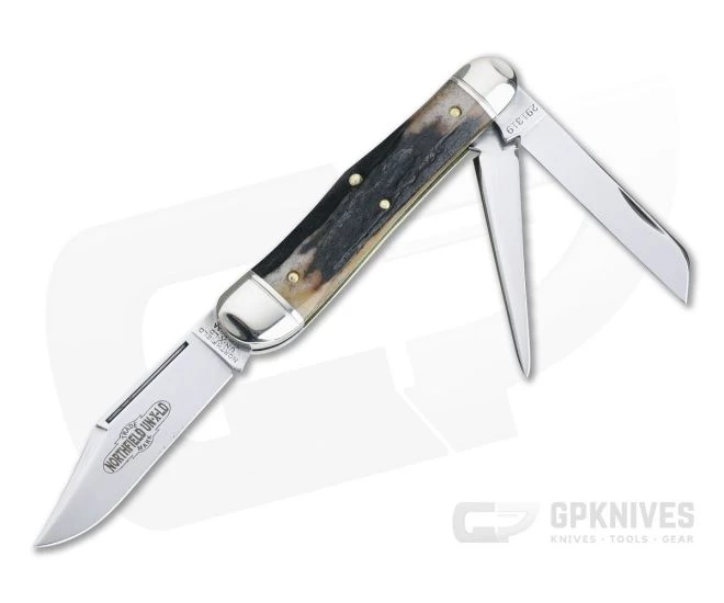 Northfield UN-X-LD #29 Stockyard Whittler 3-Blade Sambar Stag 07