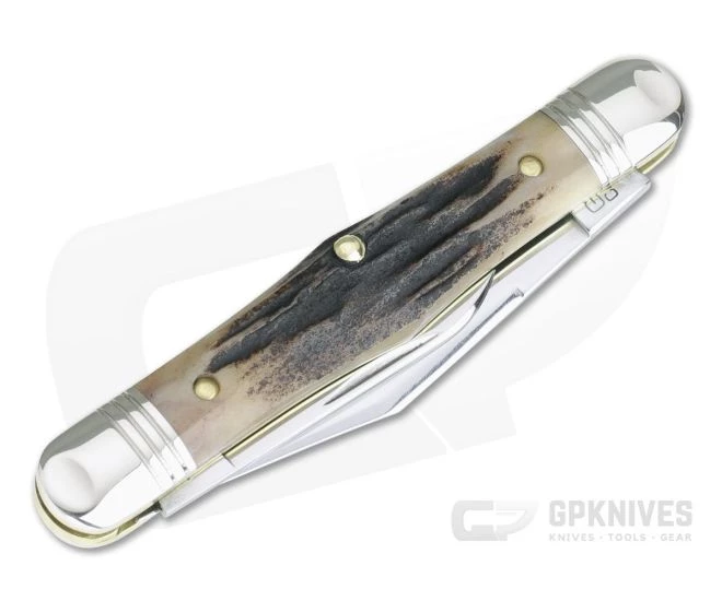 Northfield UN-X-LD #33 Conductor Pen Knife Sambar Stag Slip Joint - Image 2