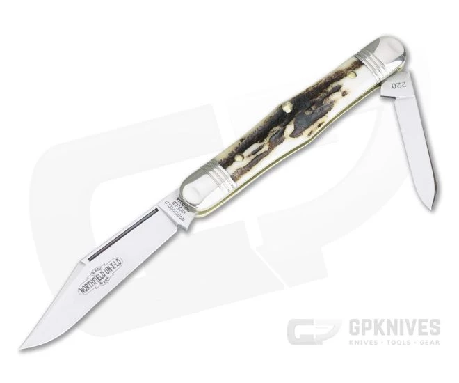Northfield UN-X-LD #33 Conductor Pen Knife Sambar Stag Slip Joint