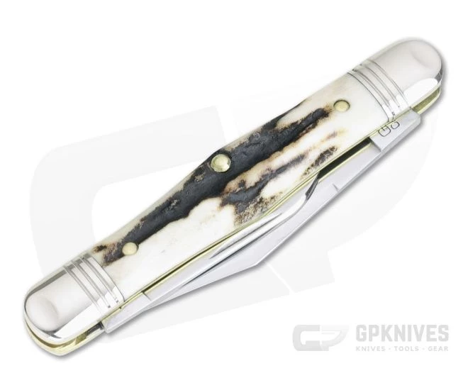 Northfield UN-X-LD #33 Conductor Pen Knife Sambar Stag Slip Joint - Image 2