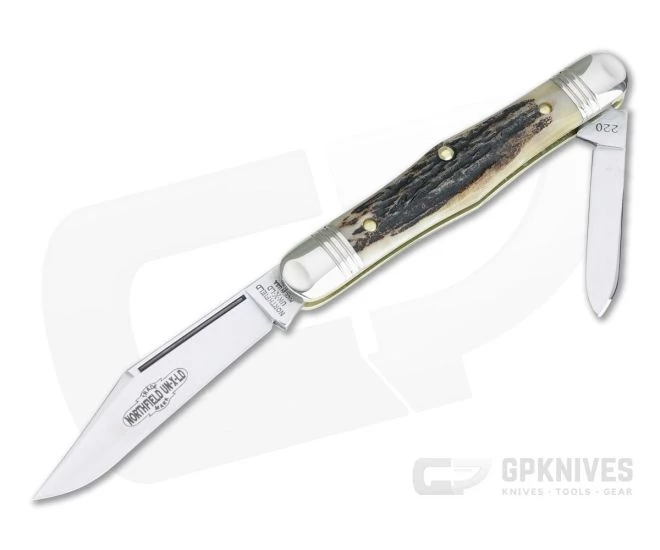 Northfield UN-X-LD #33 Conductor Pen Knife Sambar Stag Slip Joint