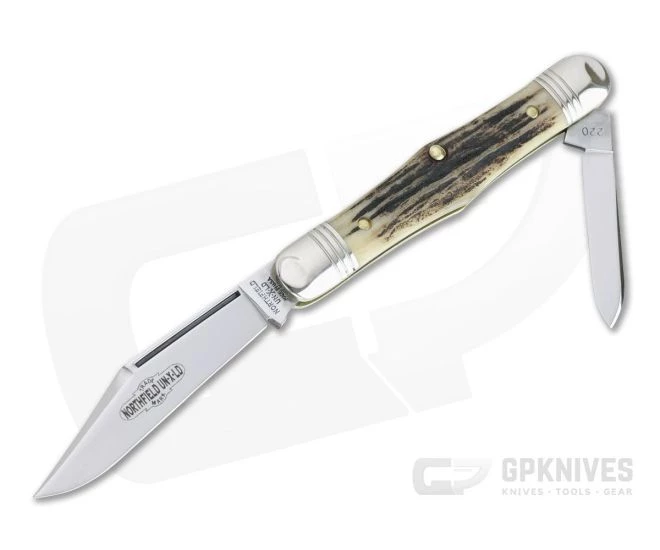 Northfield UN-X-LD #33 Conductor Pen Knife Sambar Stag Slip Joint