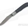 Chuck Hawes Custom Slimline Barehead Trapper Black Micarta and Damascus