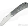 Enrique Pena Custom Lanny's Clip Point Jigged Grey Titanium Slipjoint 3570