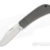 Enrique Pena Custom Lanny's Clip Point Tumbled Bronze Titanium Slipjoint 3571