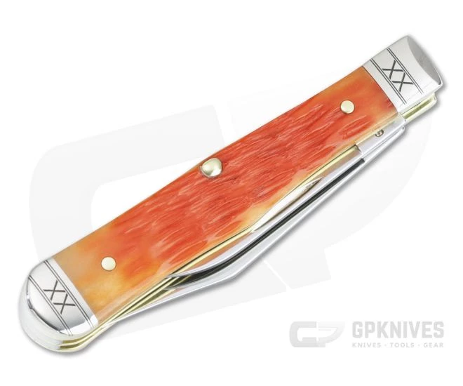 Case Swell Center Jack Small Slip Joint Tru-Sharp Crandall Jig Cayenne Bone Folder 35811 - Image 2