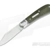 Hiroaki Ohta #124 Mini Clip Point Green Micarta Slip Joint Folder