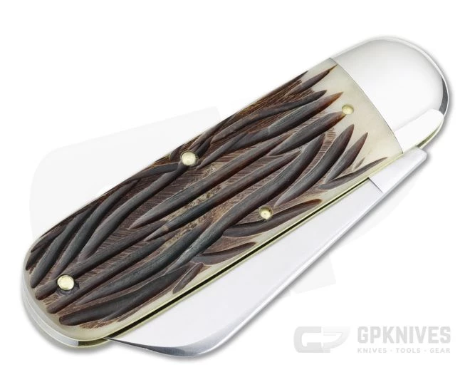 Tidioute Cutlery #36 Toenail Clipper Exotic India Jigged Bone Slip Joint 363122 - Image 2