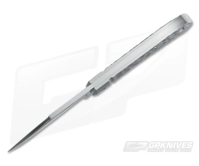 Enrique Pena Custom Lanny's Clip Point Jigged Grey Titanium Slipjoint 3656 - Image 3