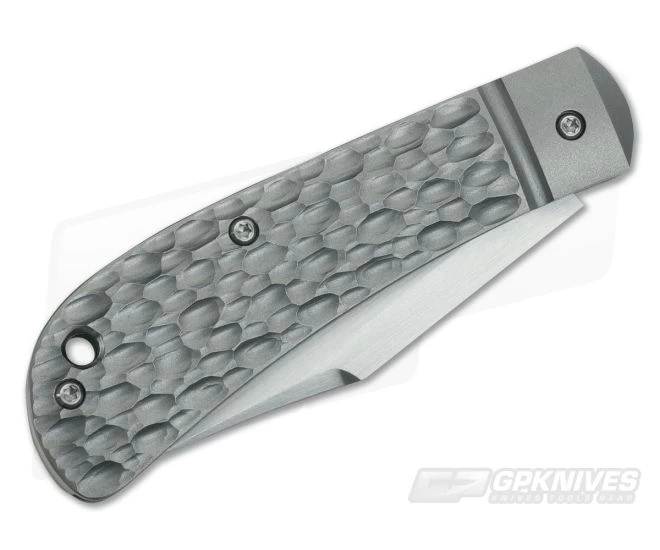 Enrique Pena Custom Lanny's Clip Point Jigged Grey Titanium Slipjoint 3657 - Image 2