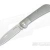 JE Made Zulu Tribal Spear Point Slip Joint Bolstered Titanium Brass Inserts S35VN w/ Clip