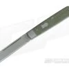 T.A. Davison Custom Green Micarta Bead Blast CPM154 Sheepsfoot Slip Joint