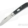 T.A. Davison Custom Black Micarta Satin CPM154 Clip Point Slip Joint