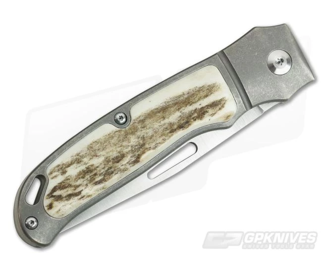 JE Made Loveless New York Special Slip Joint Stag Inlays Bolstered S35VN 3899 - Image 2