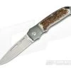 JE Made Loveless New York Special Slip Joint Stag Inlays Bolstered S35VN 3901