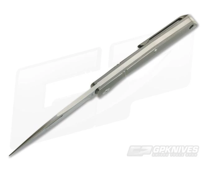 JE Made Combustion Slip Joint Smooth Titanium w/ Clip CPM-3V - Image 3