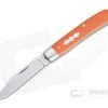 T.A. Davison Custom Orange G10 Satin CPM154 Clip Point Slip Joint