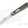 T.A. Davison Custom Green Micarta Toxic Liners Satin CPM154 Wharncliffe Slip Joint 4242