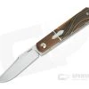 Enrique Pena Custom Barlow Clip Point Bolstered Custom G-Carta Micarta Front Flipper 4256
