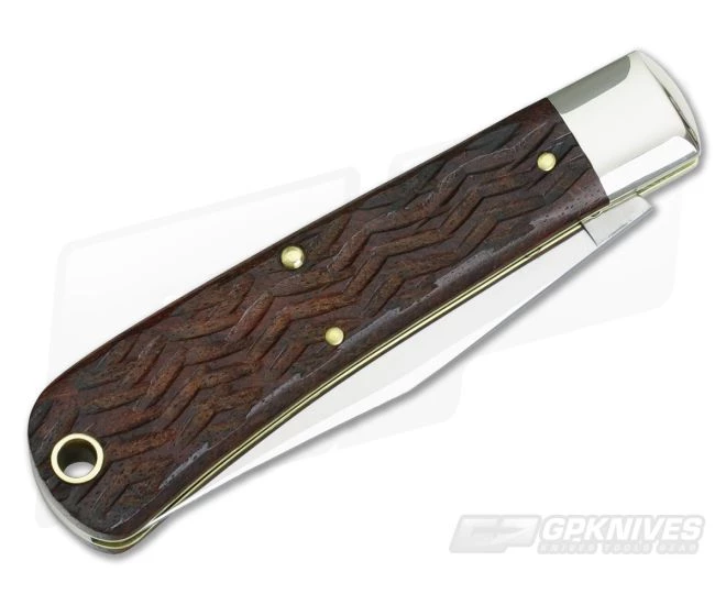 Tidioute Cutlery #43 PPP Beaver Tail Oregon Trapper Cherry Wood - Image 2