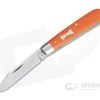 T.A. Davison Custom Orange Over Green G10 Satin CPM154 Clip Point Slip Joint 4315