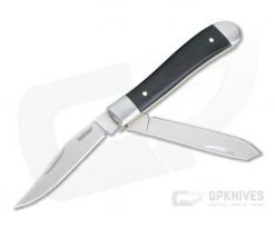 Kershaw Gadsden Mini Trapper Satin Stainless Steel Polished G10 Slip Joint Folder 4381