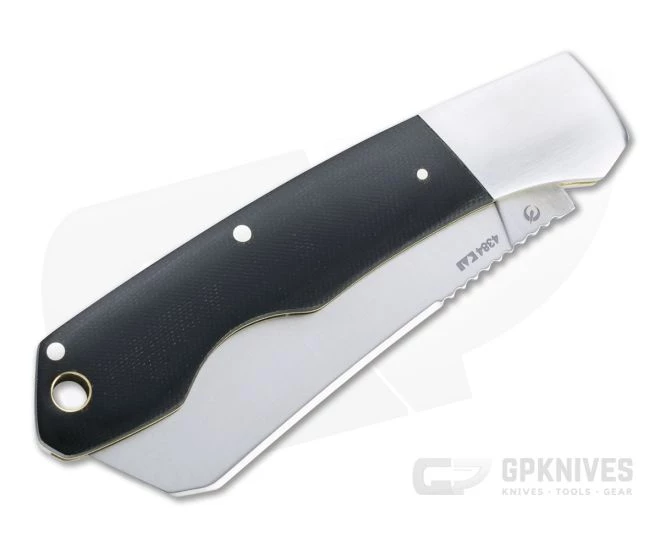 Kershaw Parley Cleaver Satin Stainless Steel Black Micarta Slip Joint Folder 4384 - Image 2