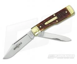 Northfield UN-X-LD #44 All Brass Buffalo Jack Autumn Gold Bone