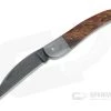 Chuck Hawes Custom Wharncliffe Whittler Ladder Damascus Desert Ironwood Slip Joint Folder 4412