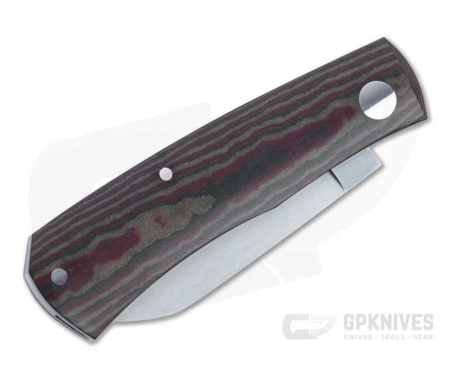 Sakman Knives Rhino Sheepsfoot Satin N690 Slane Richlite Slip Joint Folder 4435 - Image 2