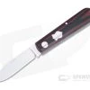 Sakman Knives Oryx Spear Point Satin N690 Red/Black Micarta Slip Joint Folder 4575