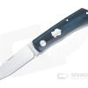 Sakman Knives Rhino Sheepsfoot Satin N690 Blue/Black Micarta Slip Joint Folder 4578