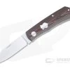 Sakman Knives Rhino Sheepsfoot Satin N690 Chocolate/Brown/Red Richlite Slip Joint Folder 4580