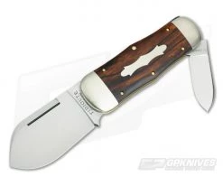 Tidioute Cutlery #46 Whaler 2 Blade Desert Ironwood