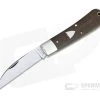 Tidioute #47 Viper Brown Burlap Micarta Slip Joint Knife 470120