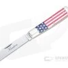 Tidioute Cutlery #49 Freedom Blem A Sheepsfoot Jack Flag Acrylic Slip Joint 493121