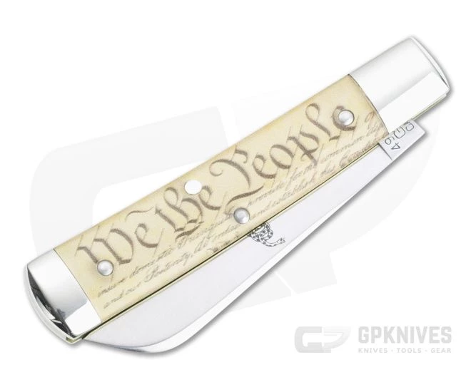 Tidioute Cutlery #49 Freedom Blem A Sheepsfoot Jack Flag Acrylic Slip Joint 493121 - Image 2